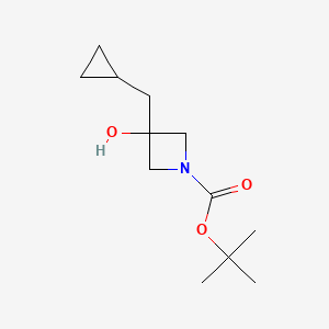 Tert-butyl 3-(cyclopropylmethyl)-3-hydroxyazetidine-1-carboxylate