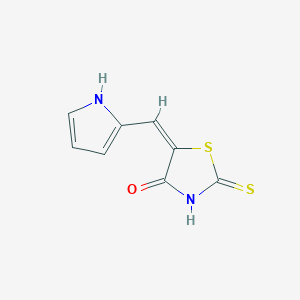 5-((1H-Pyrrol-2-yl)methylene)-2-thioxothiazolidin-4-one