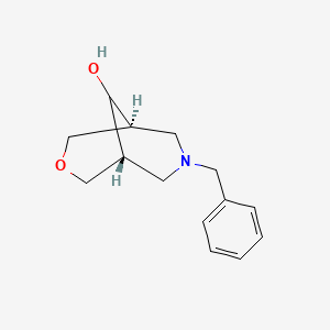 (1R,5S,9R)-7-benzyl-3-oxa-7-azabicyclo[3.3.1]nonan-9-ol