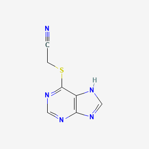 Acetonitrile, (purin-6-ylthio)-