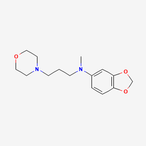 N-Methyl-N-(3-morpholinopropyl)benzo[d][1,3]dioxol-5-amine