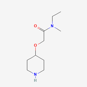 N-Ethyl-N-methyl-2-(piperidin-4-yloxy)acetamide