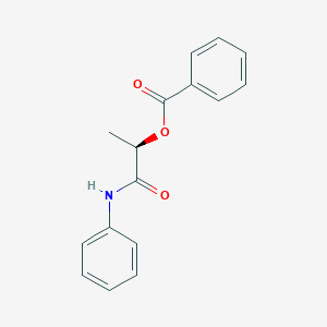 (1R)-1-(phenylcarbamoyl)ethyl benzoate