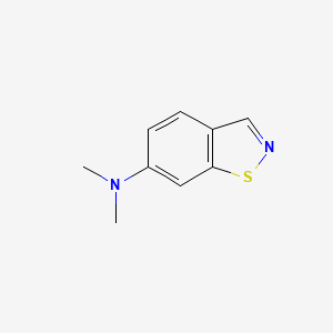 molecular formula C9H10N2S B11767644 N,N-Dimethylbenzo[d]isothiazol-6-amine CAS No. 60768-67-4