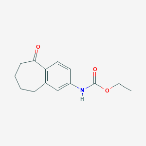 Ethyl (5-oxo-6,7,8,9-tetrahydro-5H-benzo[7]annulen-2-yl)carbamate