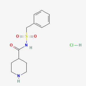 N-(benzylsulfonyl)piperidine-4-carboxamide hydrochloride