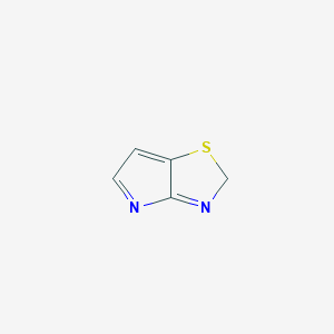 molecular formula C5H4N2S B11767667 2H-Pyrrolo[2,3-D]thiazole CAS No. 72332-79-7