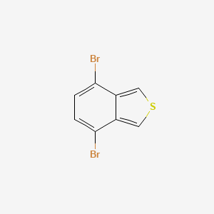 molecular formula C8H4Br2S B11767680 4,7-Dibromobenzo[c]thiophene 