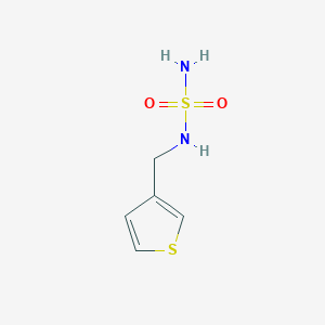 molecular formula C5H8N2O2S2 B11767787 N-(3-Thienylmethyl)sulfamide 