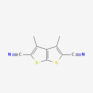 3,4-Dimethylthieno[2,3-b]thiophene-2,5-dicarbonitrile