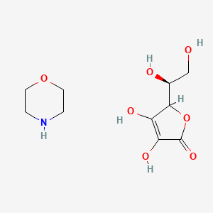 molecular formula C9H8N2O4 B1176800 L-Ascorbic acid, compd. with morpholine (1:1) CAS No. 146019-55-8