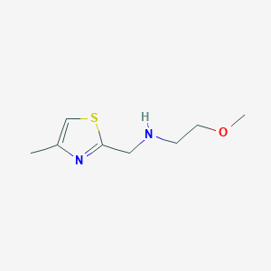 2-Methoxy-N-((4-methylthiazol-2-yl)methyl)ethanamine