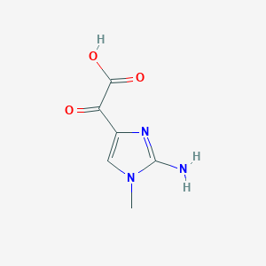 2-(2-Amino-1-methyl-1H-imidazol-4-yl)-2-oxoacetic acid