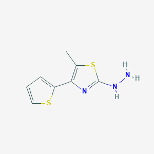 (5-Methyl-4-thiophen-2-yl-thiazol-2-yl)-hydrazine