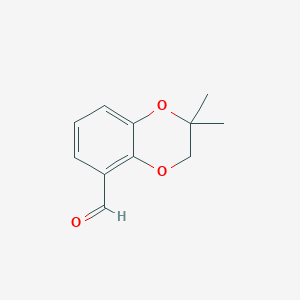 2,2-Dimethyl-2,3-dihydrobenzo[b][1,4]dioxine-5-carbaldehyde