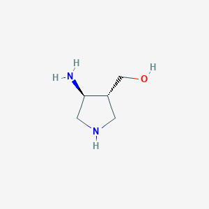 [(3R,4S)-4-aminopyrrolidin-3-yl]methanol