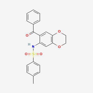 N-(7-Benzoyl-2,3-dihydrobenzo[b][1,4]dioxin-6-yl)-4-methylbenzenesulfonamide