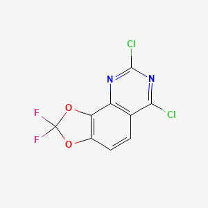 6,8-dichloro-2,2-difluoro-2H-[1,3]dioxolo[4,5-h]quinazoline