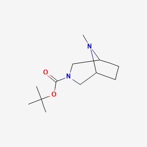 tert-Butyl 8-methyl-3,8-diazabicyclo[3.2.1]octane-3-carboxylate