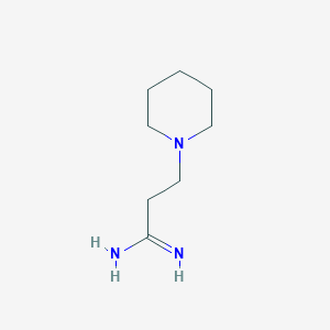 1-Piperidinepropanimidamide