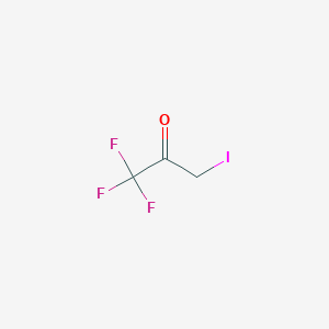 molecular formula C3H2F3IO B117684 1,1,1-三氟-3-碘丙酮-2 CAS No. 142921-30-0