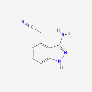 2-(3-Amino-1H-indazol-4-yl)acetonitrile