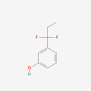 3-(1,1-Difluoropropyl)phenol