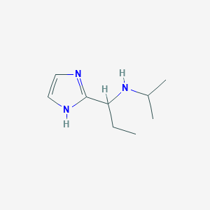 1-(1H-Imidazol-2-yl)-N-isopropylpropan-1-amine