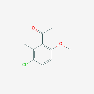 1-(3-Chloro-6-methoxy-2-methylphenyl)ethanone