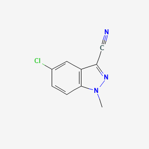 5-chloro-1-methyl-1H-indazole-3-carbonitrile