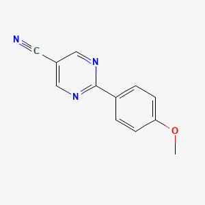 2-(4-Methoxyphenyl)pyrimidine-5-carbonitrile