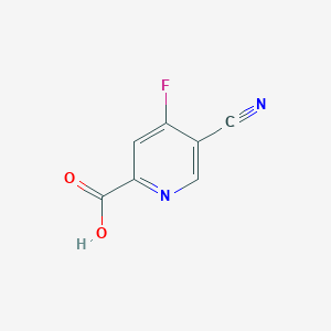 5-Cyano-4-fluoropicolinic acid