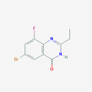 6-Bromo-2-ethyl-8-fluoroquinazolin-4(3H)-one