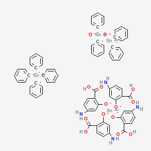 Bis(diphenyl(4-aminosalicylate)tin)oxide