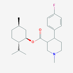 (1R,2S,5R)-2-Isopropyl-5-methylcyclohexyl 4-(4-fluorophenyl)-1-methylpiperidine-3-carboxylate