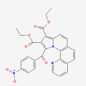 Diethyl 11-(4-nitrobenzoyl)pyrrolo[1,2-a][1,10]phenanthroline-9,10-dicarboxylate