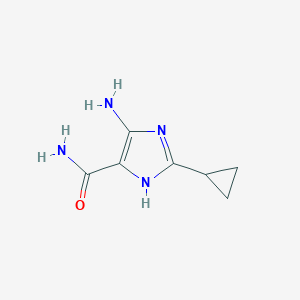 4-Amino-2-cyclopropyl-1H-imidazole-5-carboxamide