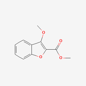 molecular formula C11H10O4 B11770122 Methyl 3-methoxybenzofuran-2-carboxylate CAS No. 5207-39-6