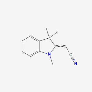 (1,3,3-Trimethyl-1,3-dihydro-2H-indol-2-ylidene)acetonitrile