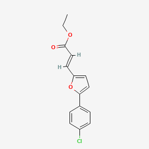 Ethyl 3-(5-(4-chlorophenyl)furan-2-yl)acrylate