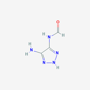 N-(5-Amino-2H-1,2,3-triazol-4-yl)formamide