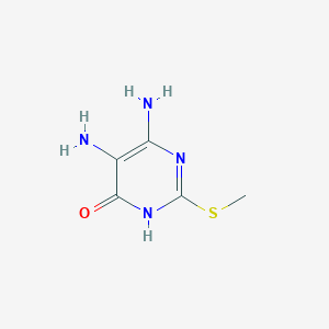 5,6-Diamino-2-(methylthio)pyrimidin-4(1H)-one