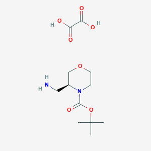 (R)-tert-Butyl 3-(aminomethyl)morpholine-4-carboxylate oxalate