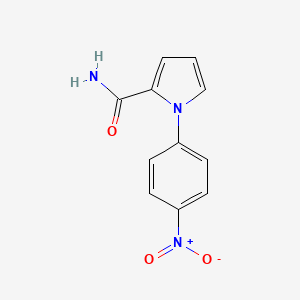 molecular formula C11H9N3O3 B11770406 1-(4-Nitrophenyl)-1H-pyrrole-2-carboxamide 