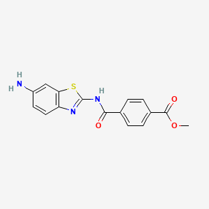 Methyl 4-((6-aminobenzo[d]thiazol-2-yl)carbamoyl)benzoate