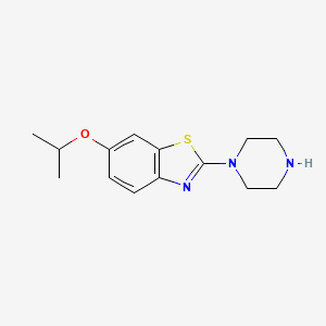 6-Isopropoxy-2-(piperazin-1-yl)benzo[d]thiazole