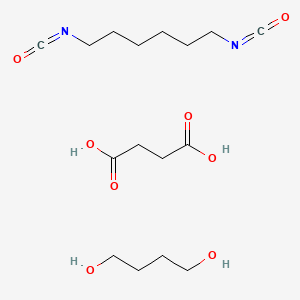 molecular formula C11H9NO2 B1177053 聚（1,4-丁二酸丁二酯），用 1,6-二异氰酸己烷延伸 CAS No. 143606-53-5