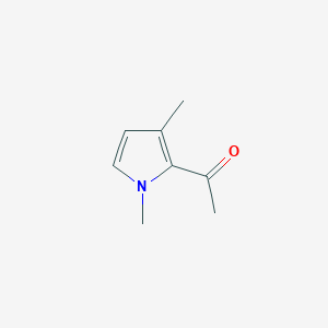 molecular formula C8H11NO B11770535 1-(1,3-Dimethyl-1H-pyrrol-2-yl)ethanone CAS No. 33207-70-4