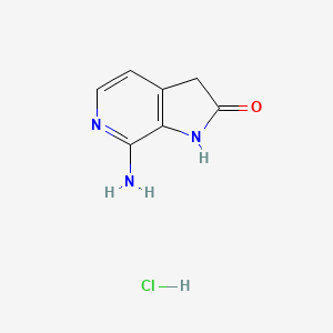 7-Amino-1H-pyrrolo[2,3-c]pyridin-2(3H)-one hydrochloride