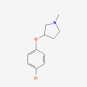 3-(4-Bromophenoxy)-1-methylpyrrolidine